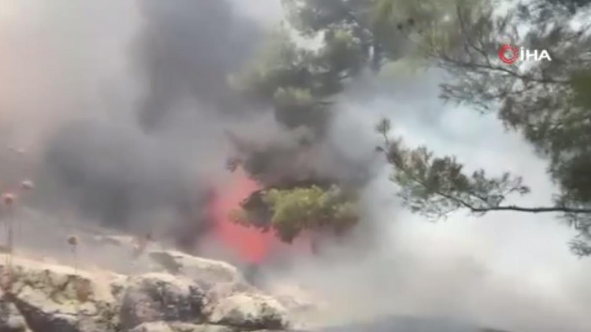 Adıyaman da ormanlık alanda çıkan yangın kontrol altına alındı