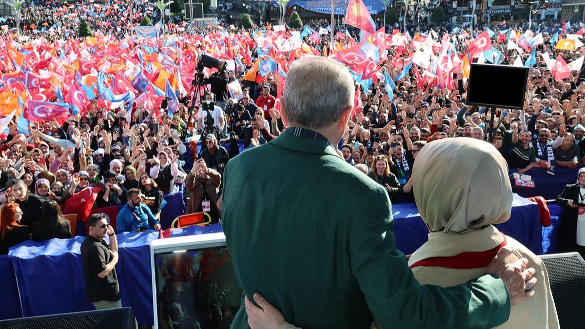 Cumhurbakan Erdoan'dan Rize'ye teekkr: Byle bir katlm grmemitim