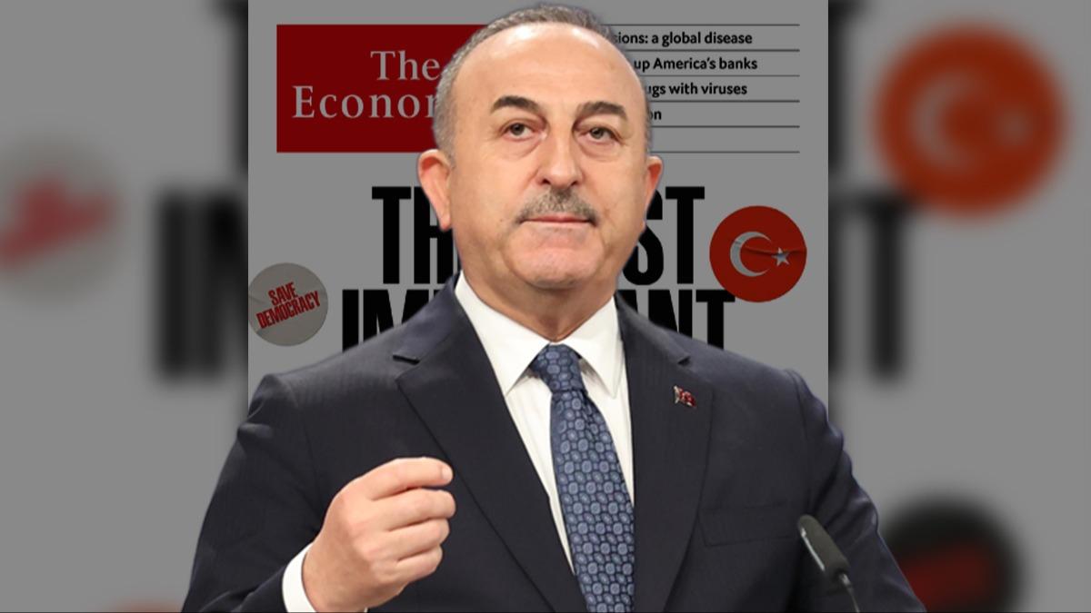 The Economist'ten hadsiz kapak! Bakan avuolu: Trkiye'nin i ilerine karanlarla iimiz olmaz