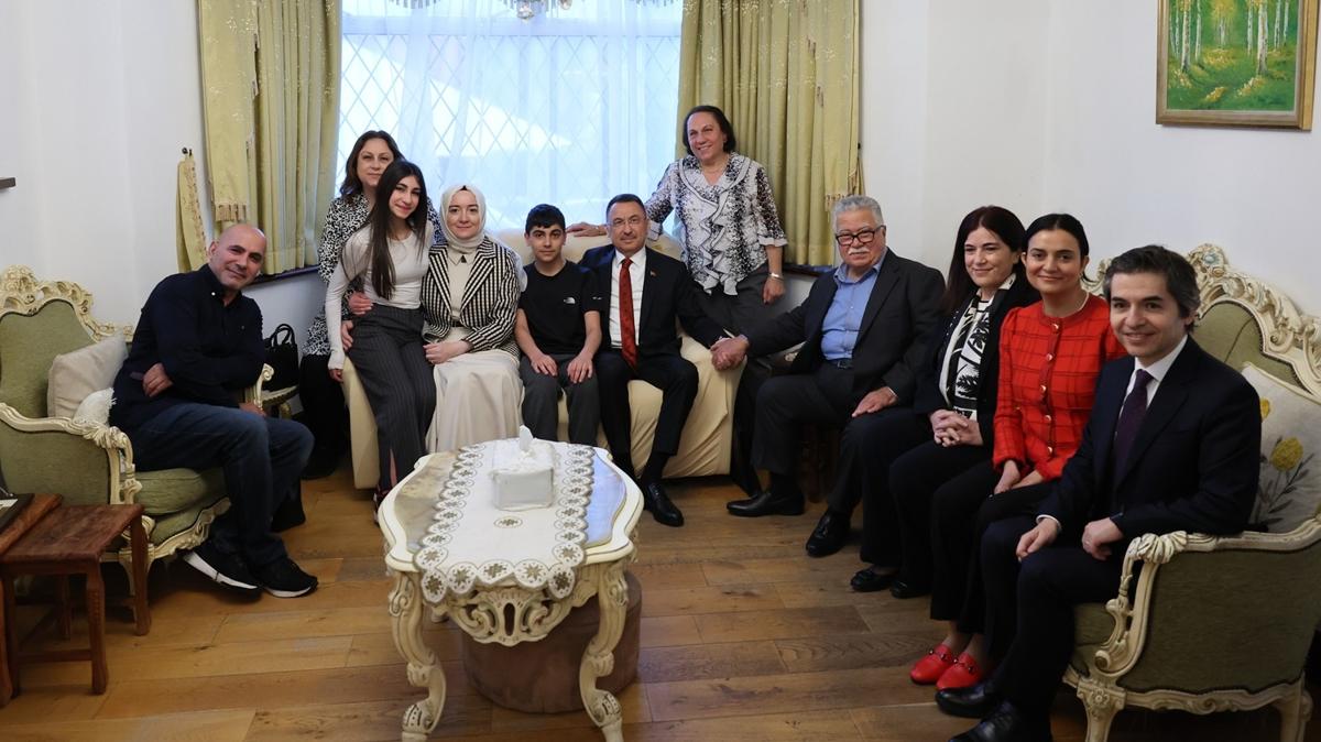 Cumhurbakan Yardmcs Oktay, Kbrs Trk aileye misafir oldu