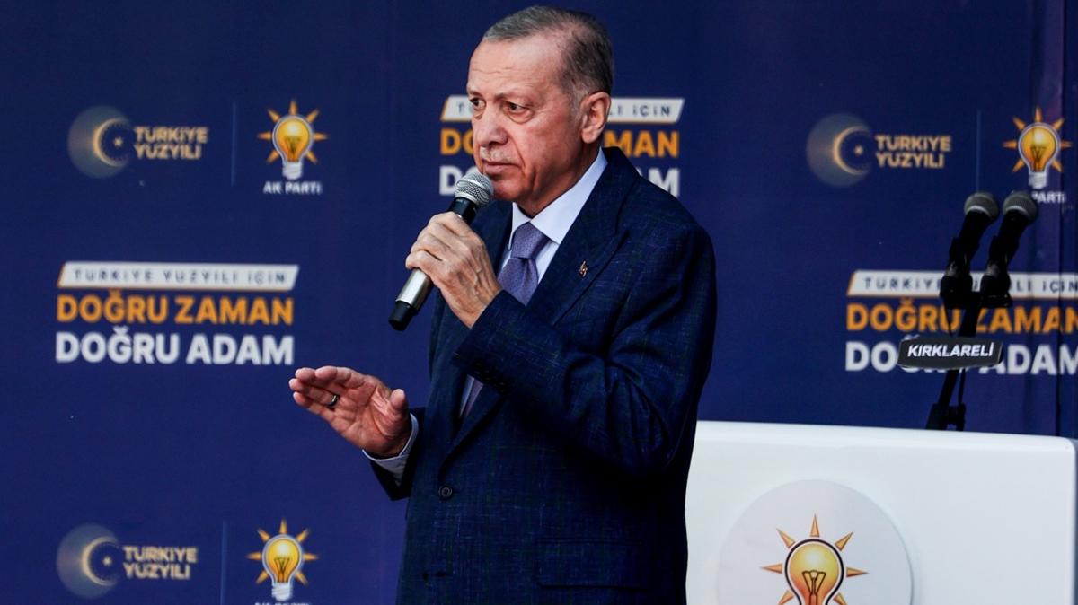 Cumhurbakan Erdoan: Dergi kapaklarndan parmak sallayanlarn tehditleri bize skmez