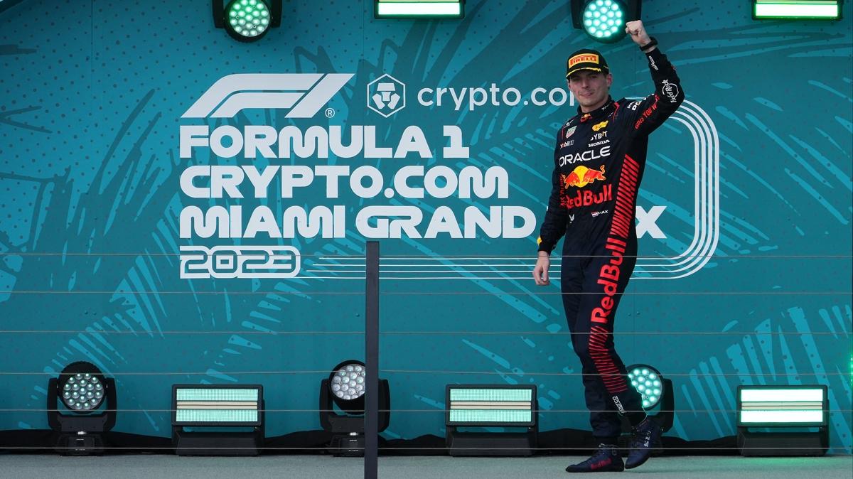 Formula 1 Miami Grand Prix'inde kazanan Max Verstappen 