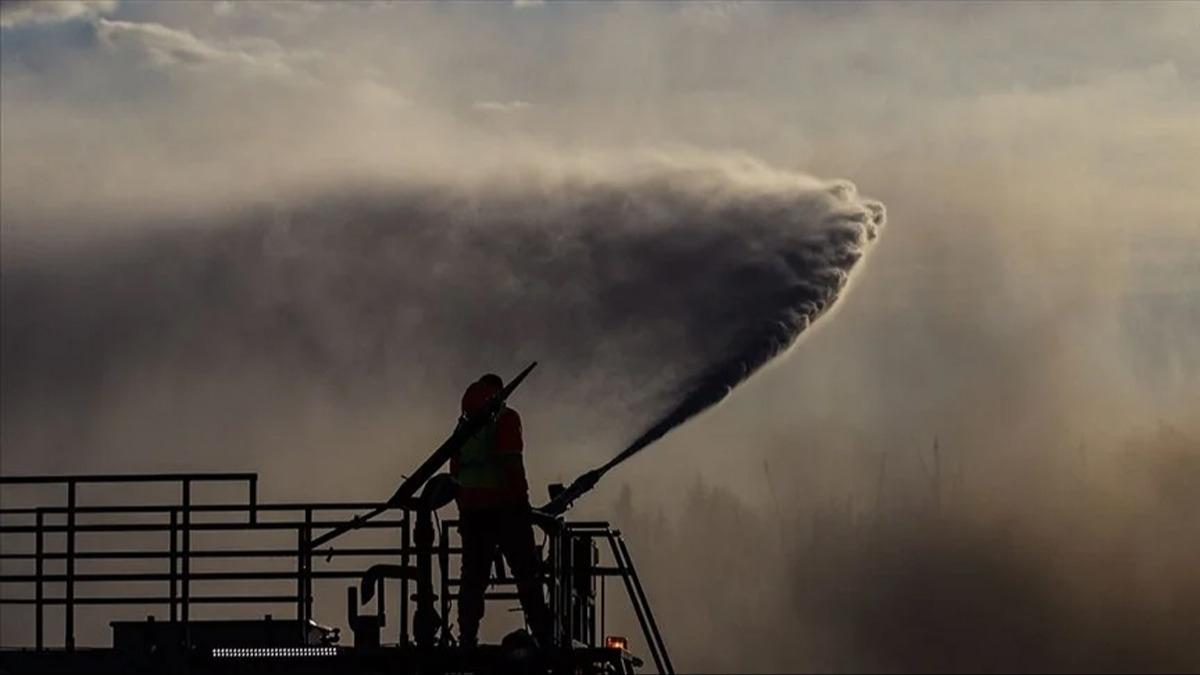 Kanada'da orman yangnlarndan ykselen dumanlar ABD'ye ulat