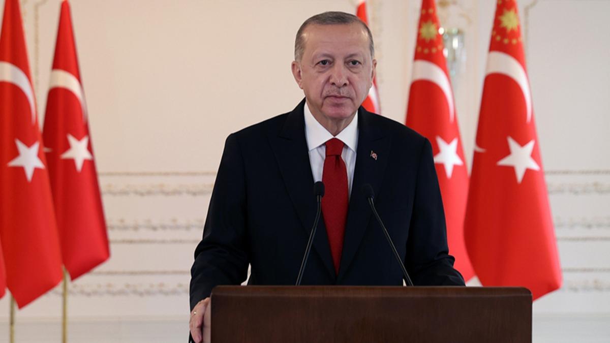 Cumhurbakan Erdoan, uluslararas bilim ve mhendislik yarmasnda dl alan genleri kutlad 