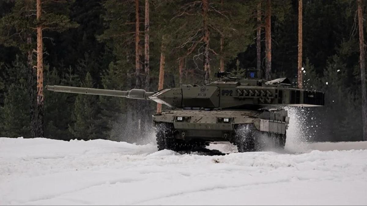 Almanya'ya iade ediliyor! Leopard 2 tanklar iin karar verildi