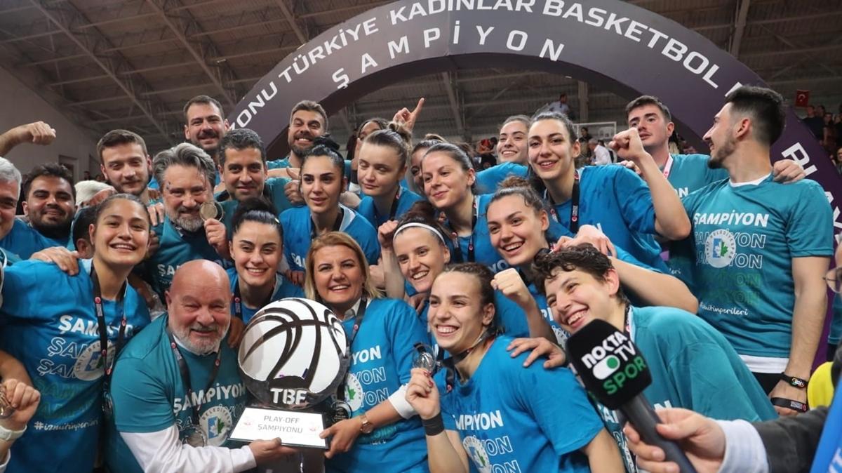 ampiyon zmit Belediyespor Trkiye Kadnlar Basketbol Sper Ligi'ne ykseldi