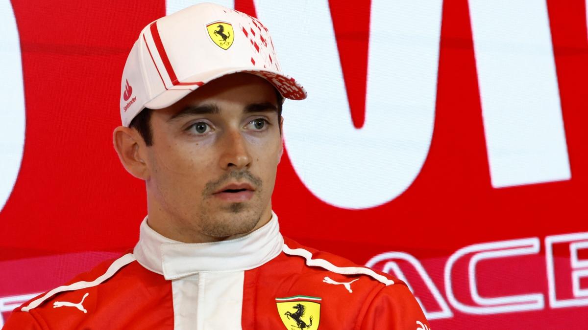 Ferrari pilotu Charles Leclerc'e  sra ceza