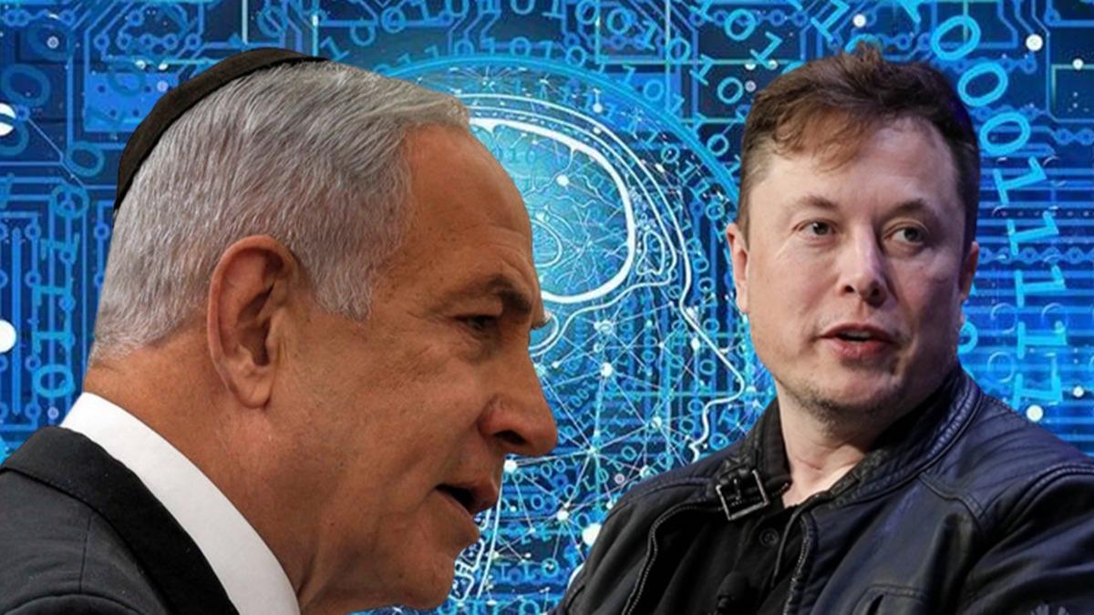 Elon Musk ile Netanyahu, ''yapay zeka''y grt 