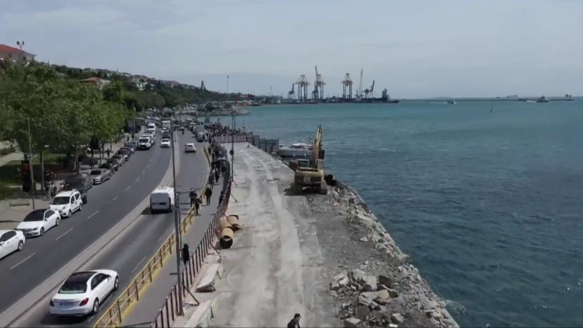 skdar Belediye Bakan Hilmi Trkmen'den BB'ye Kz Kulesi sahil yolu tepkisi: Gerekeni hzla yapn