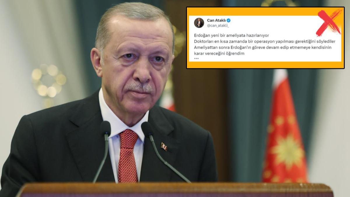 DMM'den Atakl'nn Cumhurbakan Erdoan hakkndaki iftirasna yalanlama