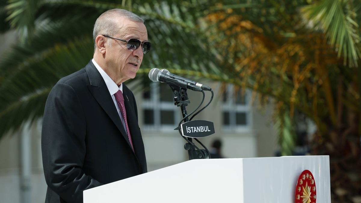 Cumhurbakan Erdoan, mjdeyi karne treninde verdi: Yaknda kamuoyuyla paylaacaz