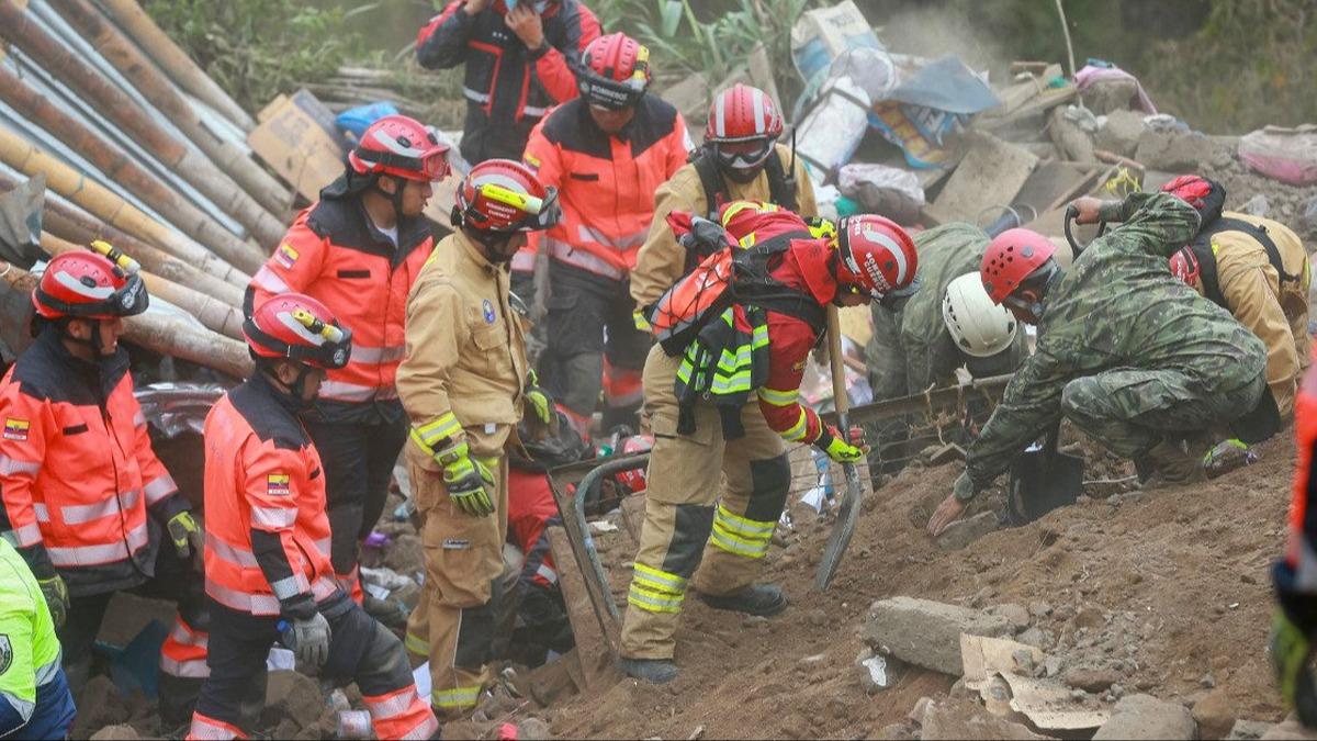 Ekvador'da yaanan felakette can kayb 65'e ykseldi