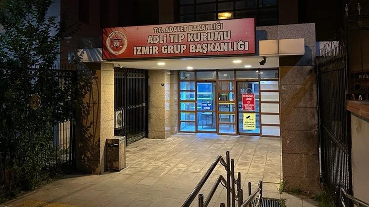 zmir'de korkun cinayet! Kabloyla boularak ldrld