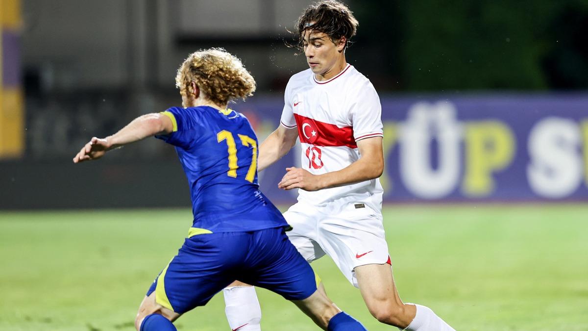 Trkiye U21 hazrlk manda Bosna-Hersek'i 4 golle geti