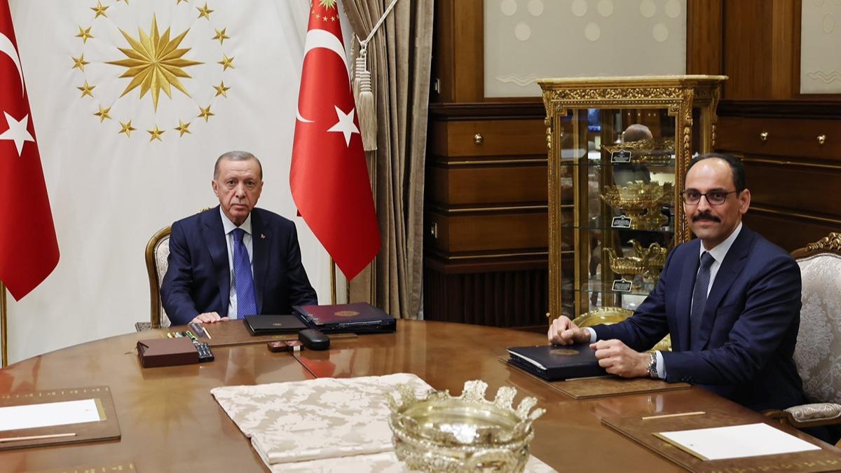 Cumhurbakan Erdoan, MT Bakan Kaln' kabul etti