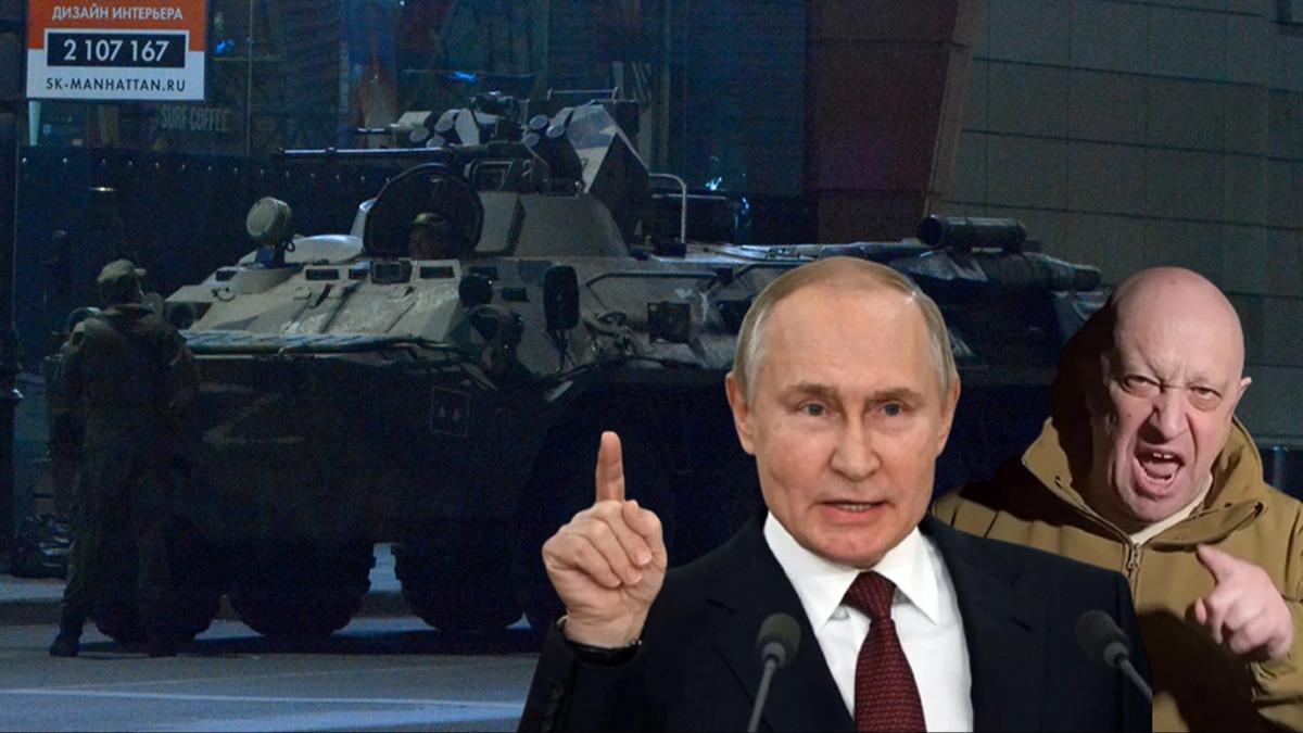 Rusya'da Wagner krizi! Kremlin: syana karlk vermek iin alnan nlemler Putin'e sunuldu
