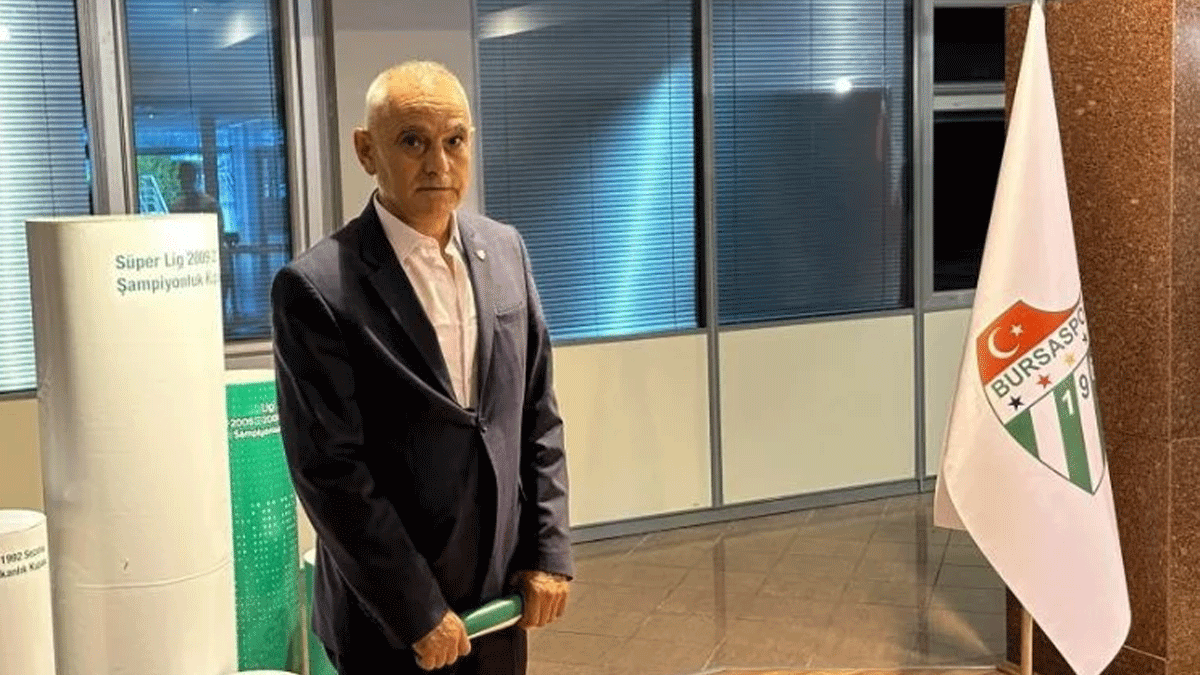Bursaspor'un bakan aday Recep Gnay adaylktan ekildi