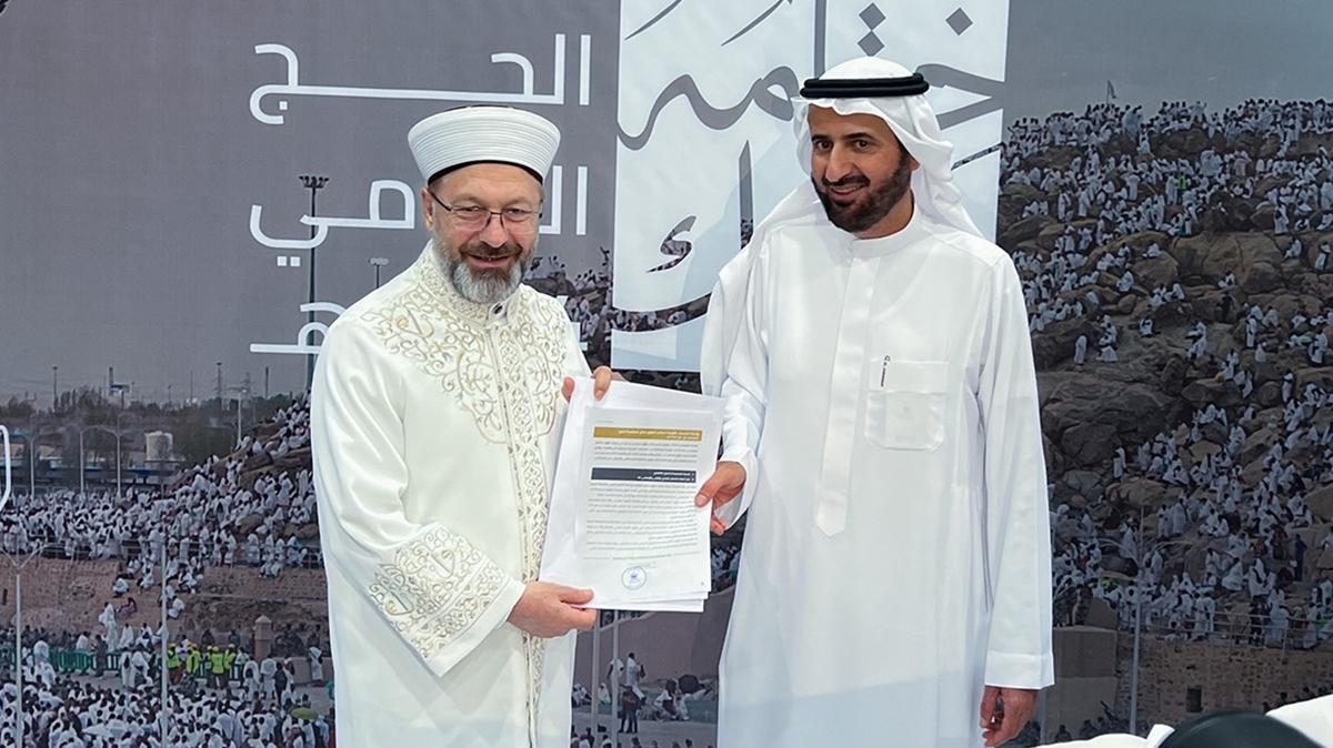 Suudi Arabistan'dan Diyanet leri Bakanlna dl