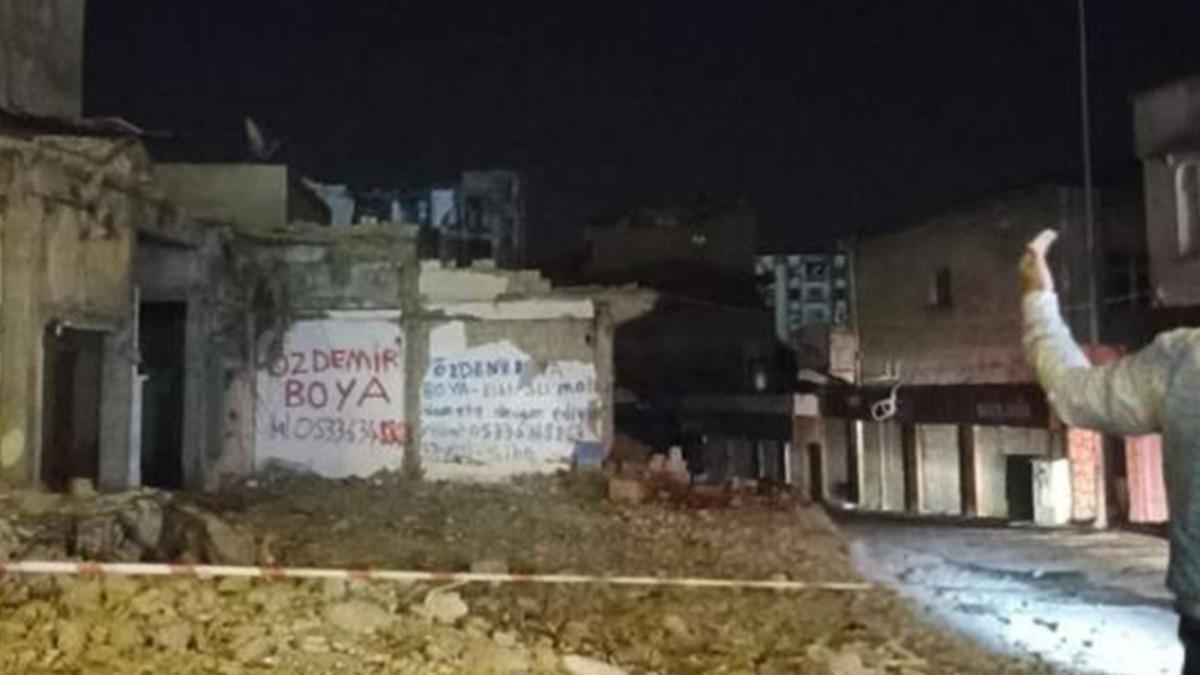 Gaziantep'te ar hasarl 2 bina kt 