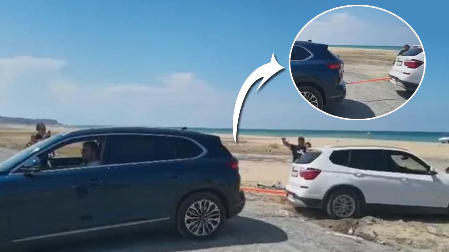 BMW'nin imdadına Togg yetişti! Görüntüler ortaya çıktı