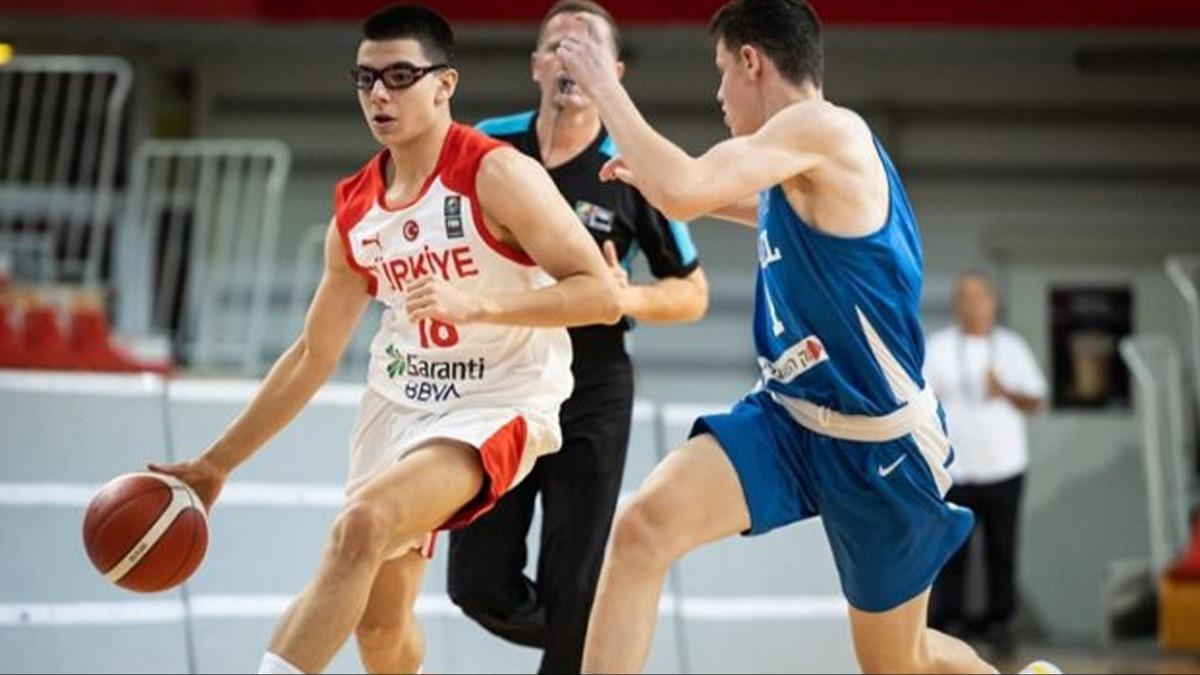Trkiye U20 Basketbol Milli Takm, srail'e kaybetti