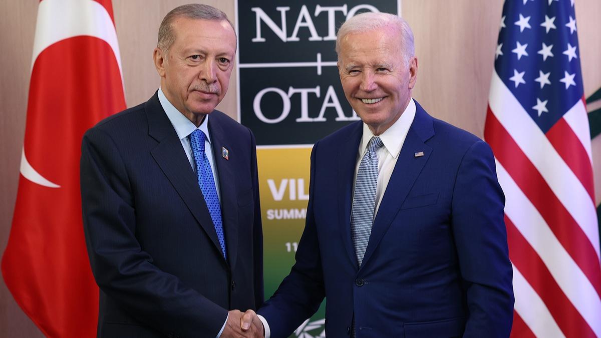 Bakan Erdoan'dan Biden ile yapt grmeye ilikin paylam 