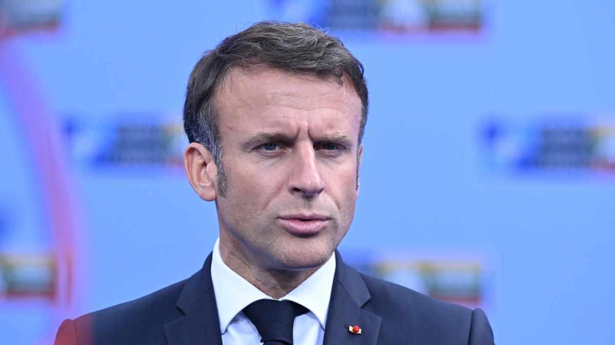 Macron'dan Ukrayna aklamas: Uzun menzilli yeni fzeler gndereceiz