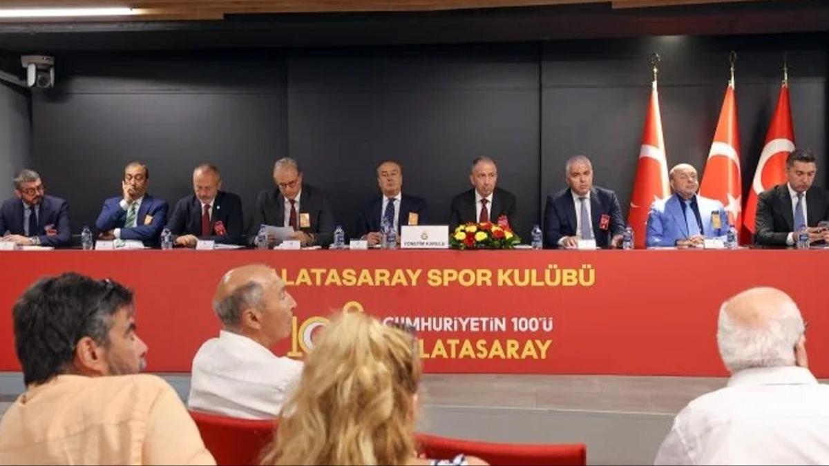 Galatasaray'da Temmuz Ay Olaan Divan Kurulu topland