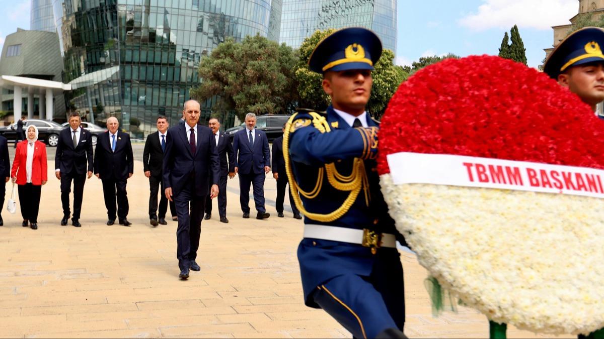 TBMM Bakan Numan Kurtulmu, Bak Trk ehitlii'ne ziyarette bulundu