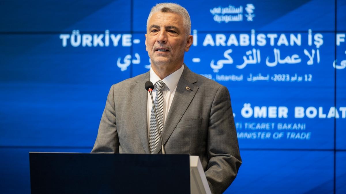 Bakan Bolat: Trkiye'nin dnya ihracat ierisindeki pay ilk defa yzde 1 seviyesinin zerine kt