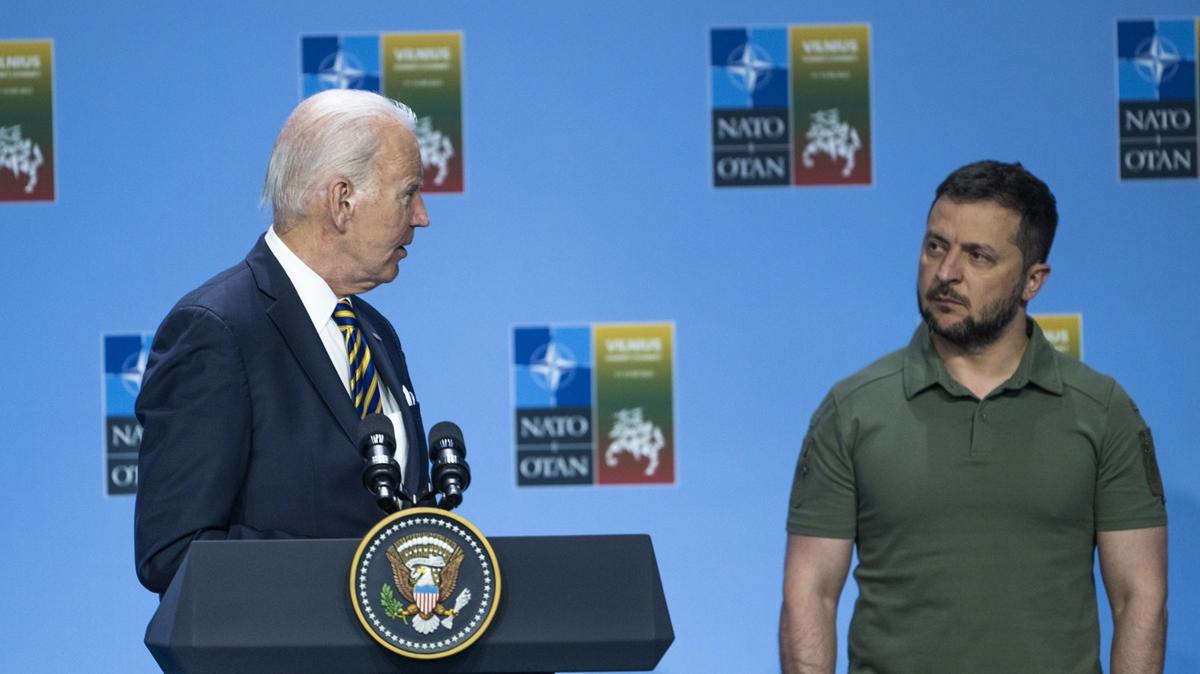 Biden, Zelenski ile grt