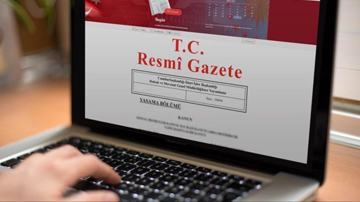 Yeni har tutarlar Resmi Gazete'de yaymland