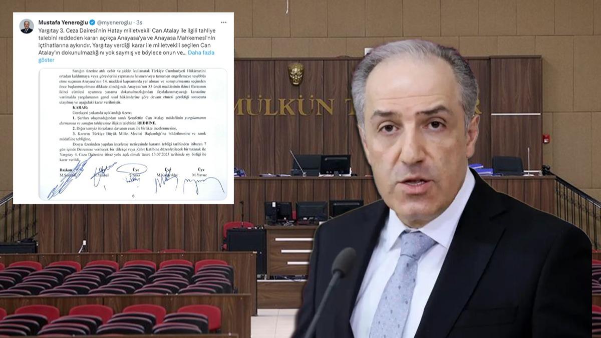 DEVA Partili Yenerolu'ndan skandal paylam: Hakimleri hedef gsterdi