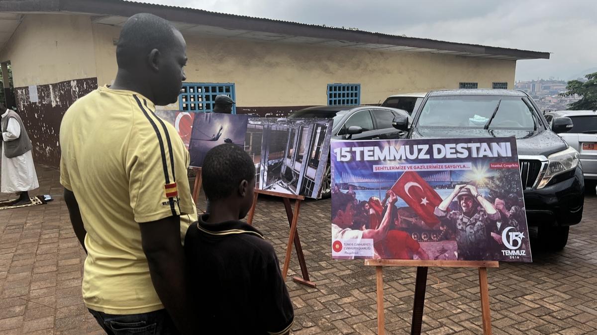 Kamerun'da 15 Temmuz Demokrasi ve Milli Birlik Gn fotoraf sergisi dzenlendi