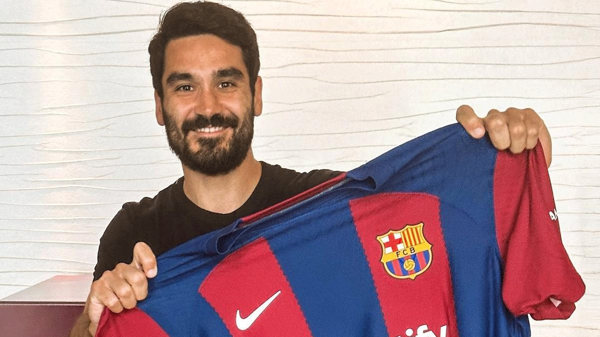 lkay Gndoan'dan Barcelona aklamas