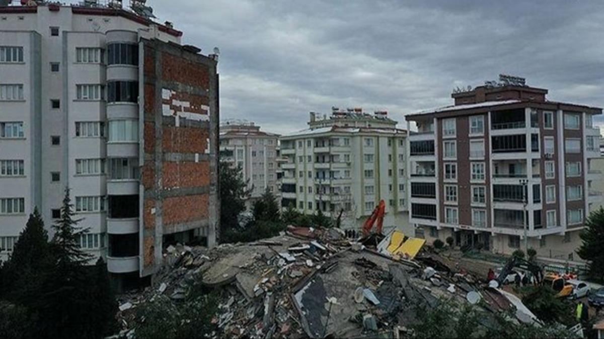 Depremde 134 kiinin ld sitede detayl zemin etd yaplmam