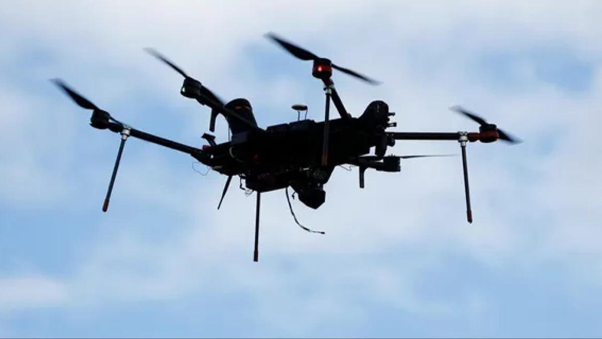 ABD'ye ait askeri dron ormanlk alana dt