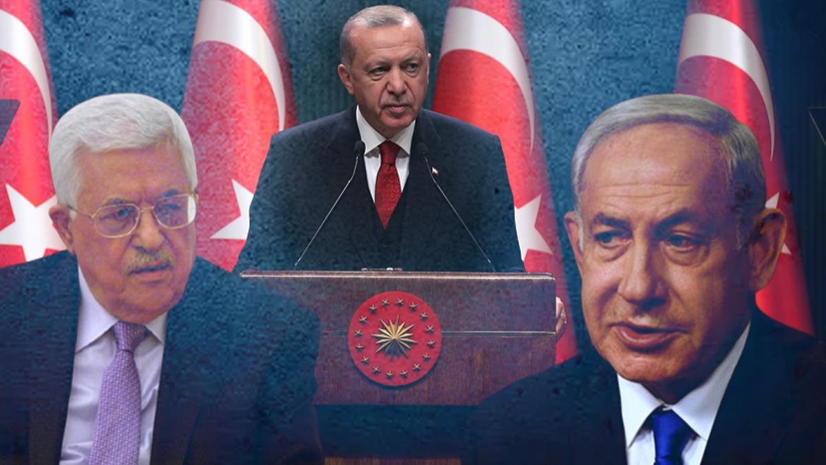 Netanyahu ve Abbas'n Trkiye ziyareti dnyann gndeminde! Bakan Erdoan'a iaret ettiler