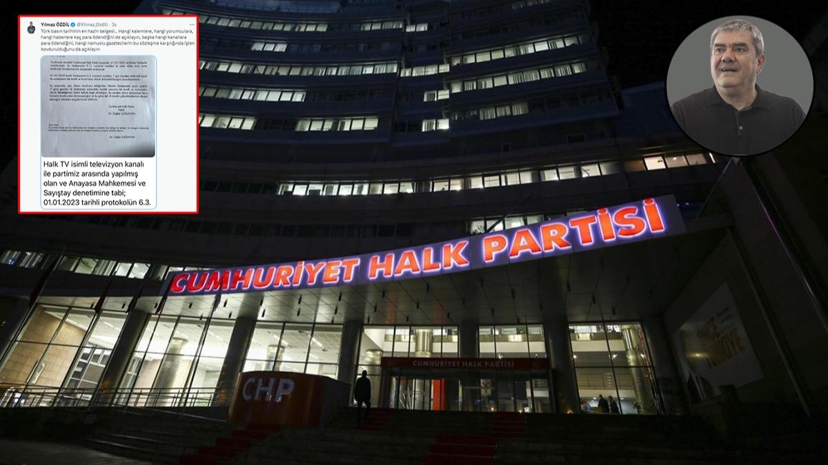 Ylmaz zdil'den CHP'ye isyan: Haberlere ka para dendiini aklayn
