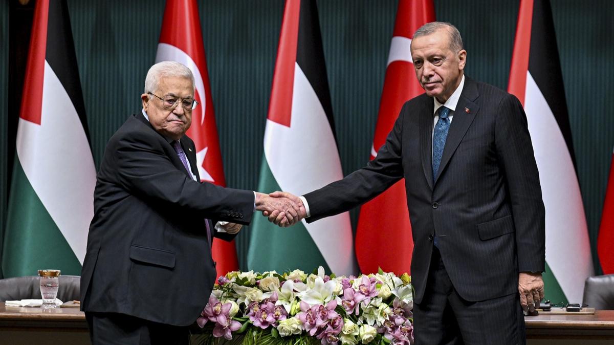 ki liderden ortak basn toplants... Bakan Erdoan: Bamsz Filistin devletinin kurulmas tm blgemizin bar ve istikrar iin arttr