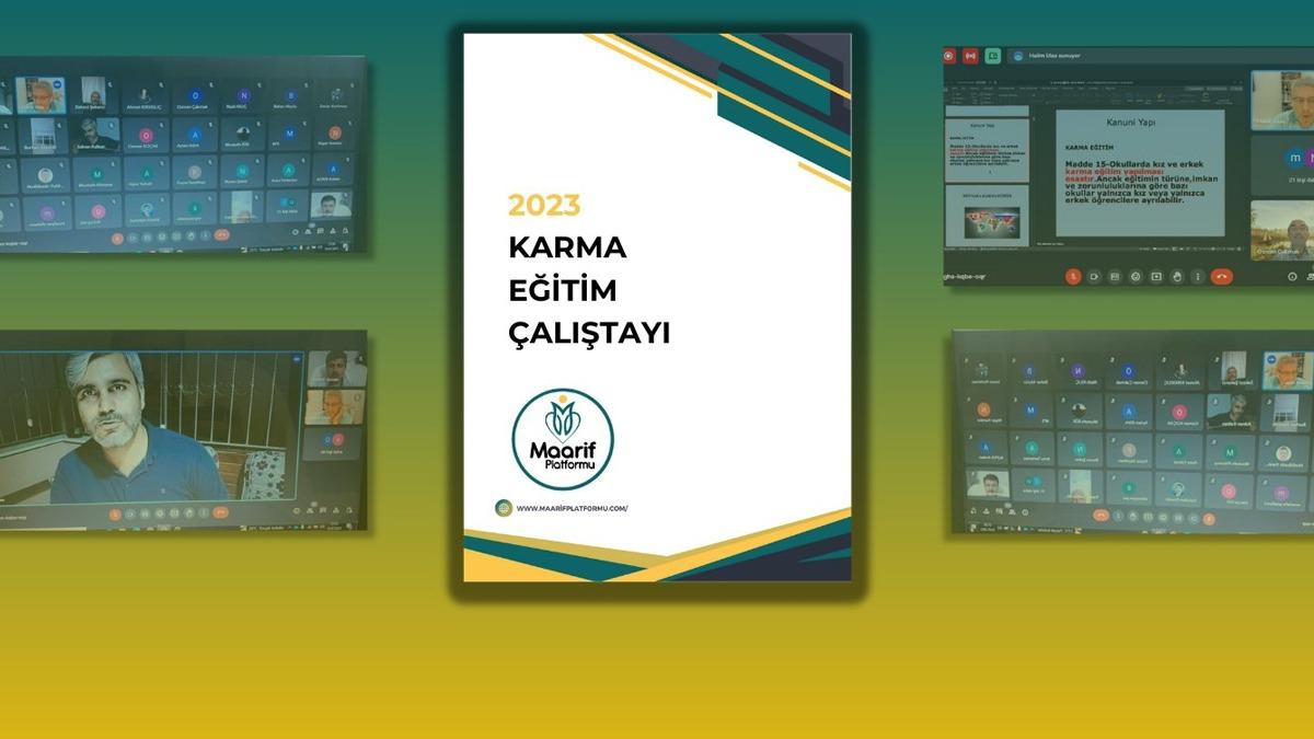 Maarif Platformu, ''Karma Eitim altay Raporu''nu yaynland