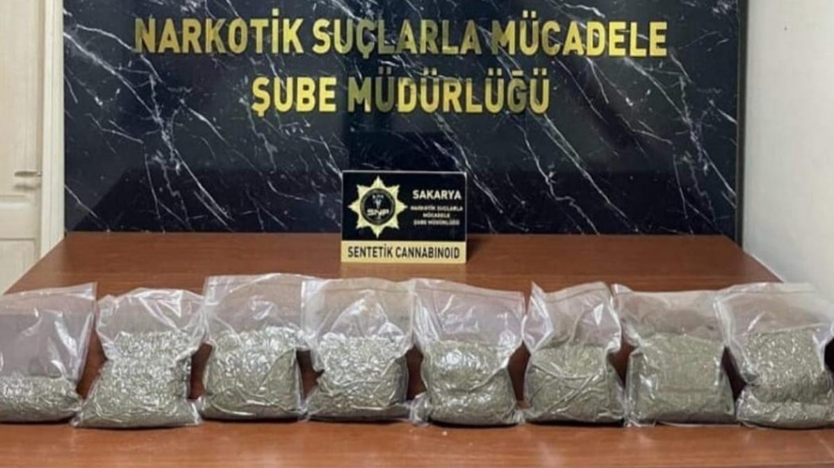 Sakarya'da narkotik operasyonu: 178 pheli yakaland 