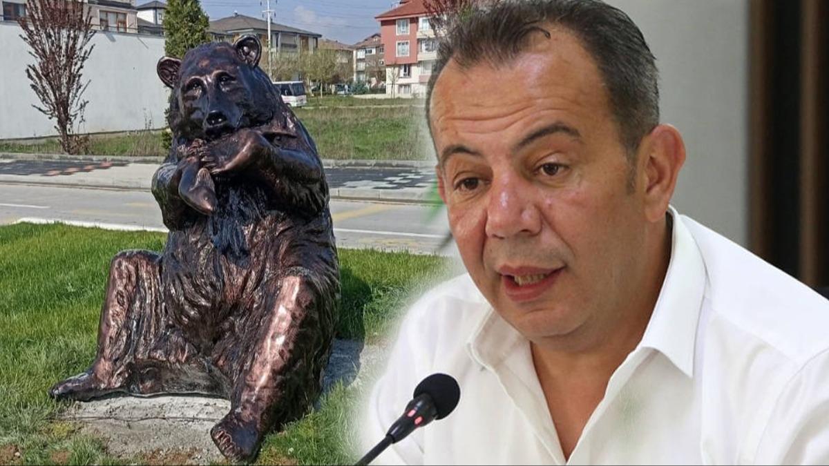 AK Parti'den heykel sevdals Tanju zcan'a tepki: Verdiin szleri bile tutmadn