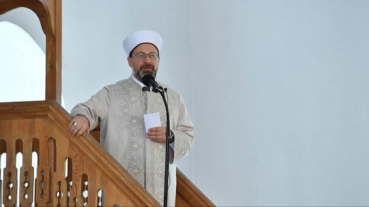 Yalova'da cuma namazn Diyanet leri Bakan Erba kldrd