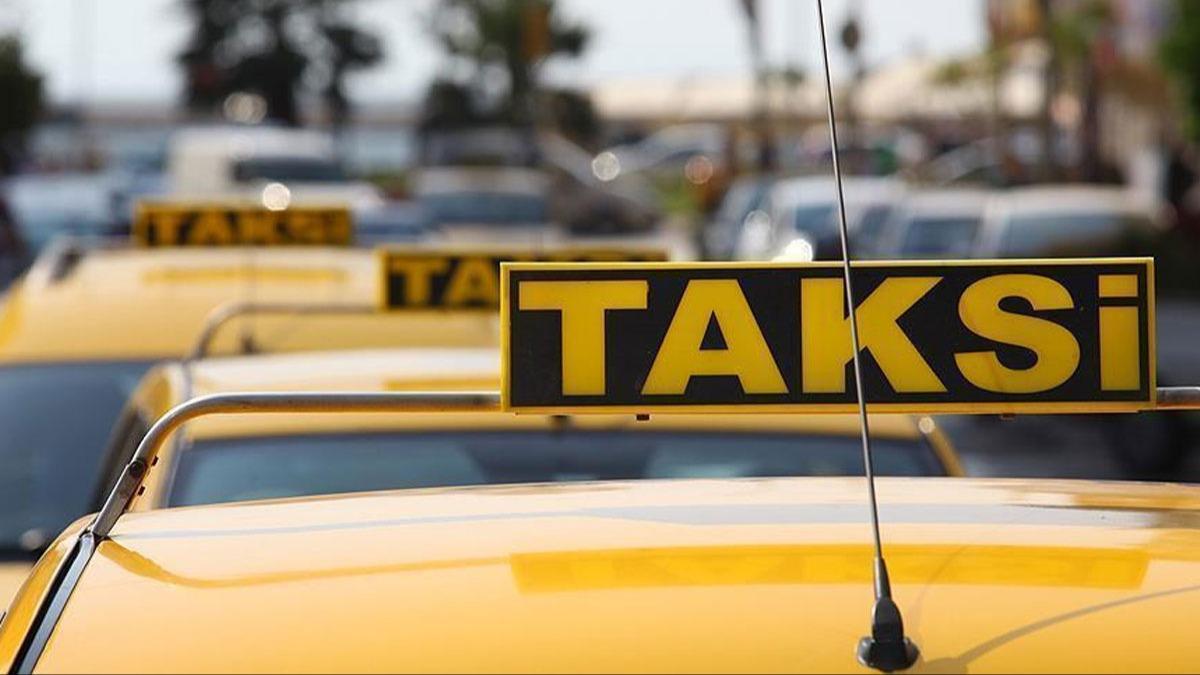 Taksim'de taksilere denetim uygulamas