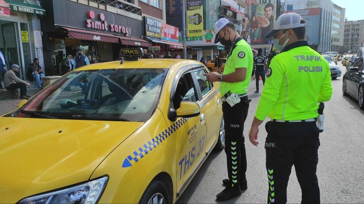 Fatih'te taksi denetimi yapld: 2 ofrn belgesi iptal edildi