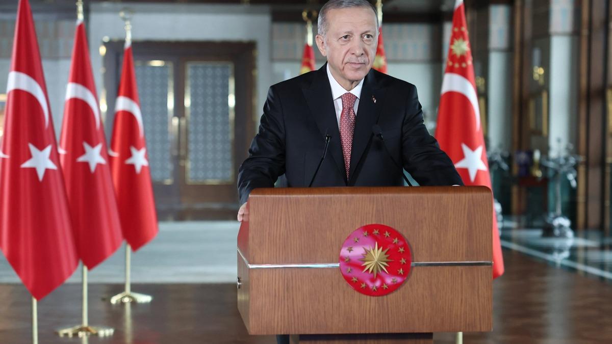 Bakan Erdoan: Byk ve gl Trkiye hedefi dorultusunda emin admlarla yryoruz