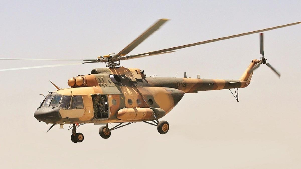 Nijerya Hava Kuvvetlerine ait helikopter dt