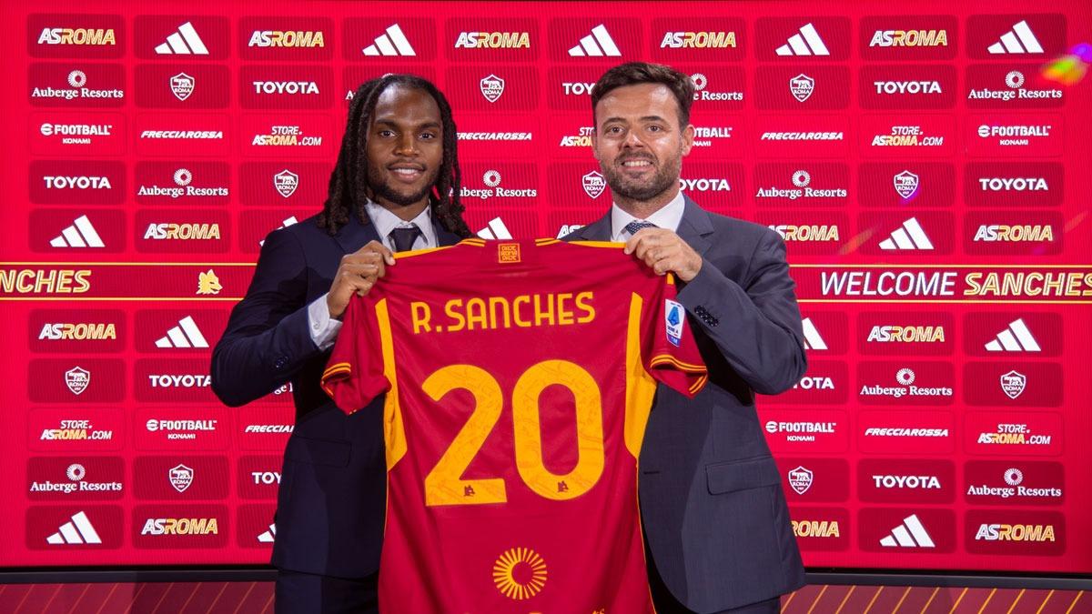 Roma, Renato Sanches'i kiralk olarak kadrosuna katt