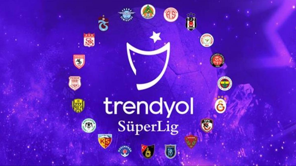 Trendyol Sper Lig'de 3. ve 4. hafta programlar akland